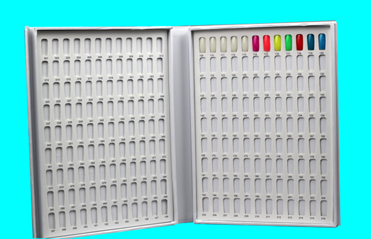 rnt-381 nail gel color card